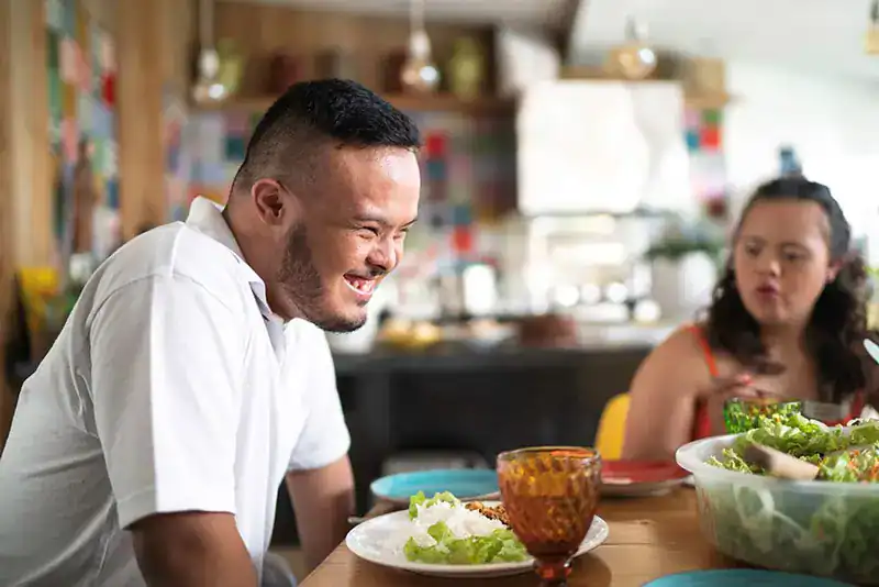 Empowering Weight Loss: A Comprehensive Guide for Individuals with Disabilities 2 Image of a disabled man and balance around nutrition to aid weight loss Chigwell